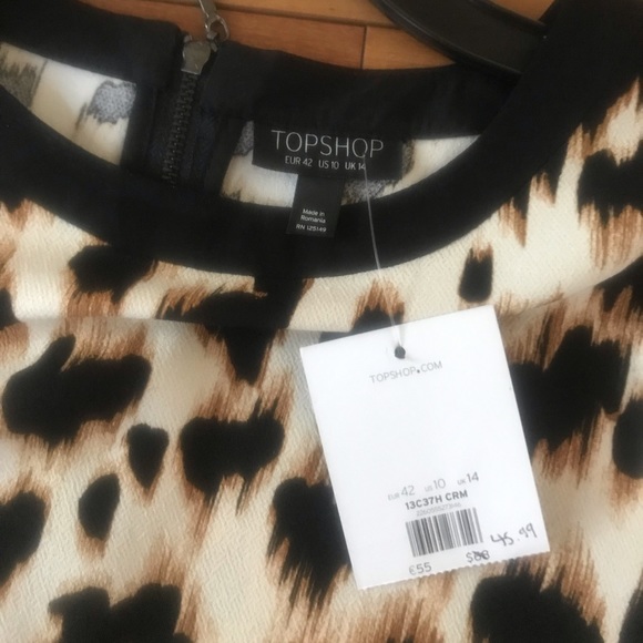 TopShop Leopard-Print Top - Picture 2 of 2